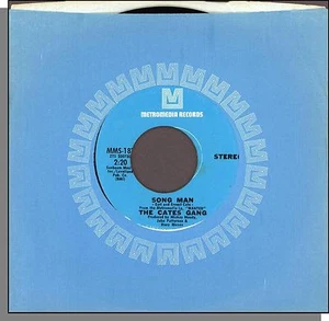 The Cates Gang - We All Got To Help Each Other + Song Man - 7" 45 RPM Single! - Imagen 1 de 3