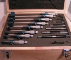 Outside External  Micrometer Set 0-200mm Ratchet Stop Type