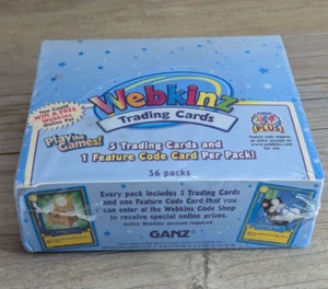 Webkinz Trading Cards Serie 1 Scatola Sigillata in Fabbrica 36 Booster Pack Ganz CRDSR1 - Foto 1 di 8