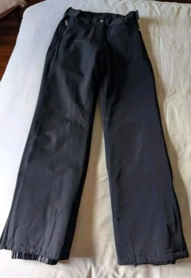 Pantalones de nieve Descent para mujer talla 6 esquí snowboard negros elásticos softshell impermeables Foto 1 de 4
