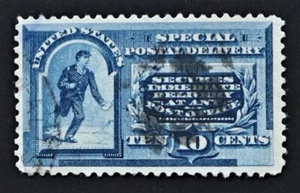 U.S. Used Stamp Scott #E2 10c Sir Speedy, F-VF. CDS Duplex Cancel. Scott: $45.00 - Picture 1 of 2