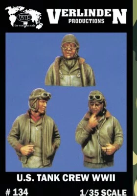 1/35 WWII U.S Tank Crew VERLINDEN #134 Resin Model Kits - Image 1 of 2