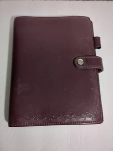 Perennials Burgundy Personal Organizer Day planner 9.25" X 7" - Picture 1 of 12
