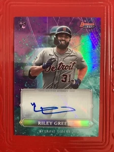 RILEY GREENE 2023 Bowman's Best ASTRAL PROJECTIONS Rookie AUTO /99 !!! TIGERS - Picture 1 of 2
