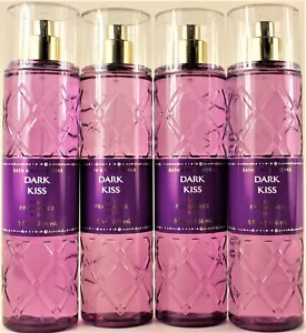 QTY 4 - Bath & Body Works DARK KISS Fine Fragrance Body Mist Spray 8Oz - Picture 1 of 2