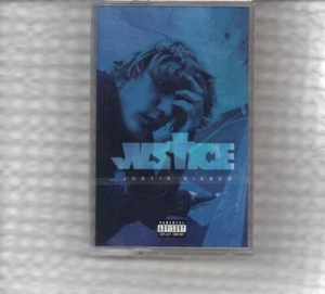 JUSTIN BIEBER - Justice - Cassette Tape Album *NEW & SEALED* *Red Shell* - Picture 1 of 2