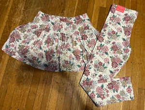 Isaac Mizrahi Girls Lot of 2 Flowers Classic Leggings Skirt Size:10/12 NEW/NWT - Picture 1 of 5