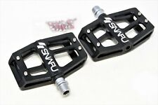 SNAFU ANOREXIC PEDALS 75mm CNC BODY 9/16” AXLE CHOOSE; RED,SILVER,BLACK,PURPLE,