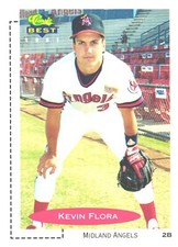 1991 Classic Best Kevin Flora 19 Minor League Midland Angels MLB Angels