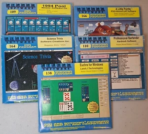 Vintage Lot Of 5 Shareware Programs On 3.5" Discs - Picture 1 of 6