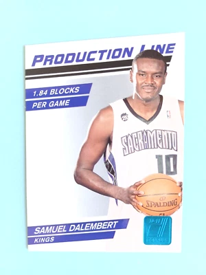 2010-11 PANINI DONRUSS SAMUEL DALEMBERT #67 PRODUCTION LINE DIECUT #01/49 KINGS - Image 1 of 2