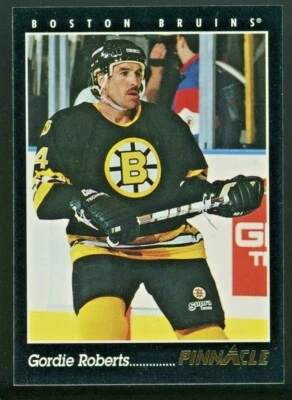 1993-94 Pinnacle Gordie Roberts Card #319 - Image 1 of 4