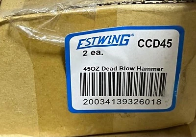 Martillo soplado muerto Estwing CCD45 cara suave 45 oz. - Cantidad Caja de 2 Herramientas Blu Foto 1 de 2