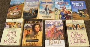 Michael Phillips Judith Pella Lot/9 Christian Fiction Books- Inspirational Faith - Picture 1 of 1