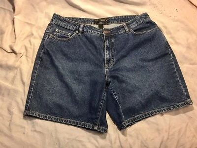 Womens Blue Denim Jeans Bermuda Shorts Venezia Size 18 100% cotton - Imagem 1 de 4