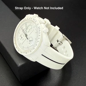 Correa blanca/negra - Omega x Swatch MoonSwatch Mission to the Moonphase Snoopy - Imagen 1 de 8