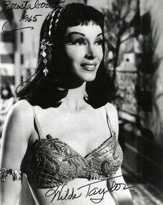 Foto 8x10 autografata Wilda Taylor certificato di autenticità - Foto 1 di 1