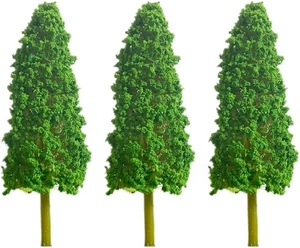 Miniature Model Trees 3.3 Inch Green Pine Trees 15Pcs for N Scale Diorama Trees - Picture 1 of 6