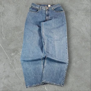 Vintage Levi's 595 Jeans Herren 32x32 Blau Y2K 90s Baggy Straight Skater Dry Gut - Bild 1 von 10