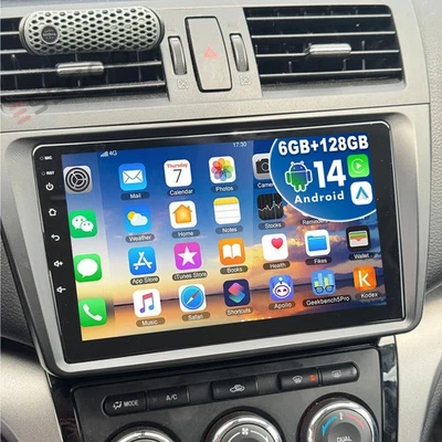 Per Mazda 6 GH con sistema audio BOSE autoradio GPS navigatore 9"Android 14 CarPlay 128G
