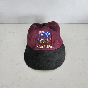 Atlanta 1996 Olympics Baseball Cap Mens One Size 90s Vtg Hat Rare Adults - Foto 1 di 6