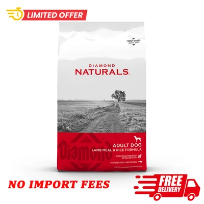 Fórmula seca para refeição de cordeiro e arroz para cães adultos Diamond Naturals, 40 libras - Imagem 1 de 4