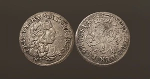 BRANDENBURG PRUSSIA 6 Groschen 1683 HS - Silver - Friedrich Wilhelm - Imagen 1 de 3