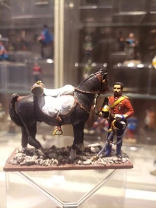 St.Petersburg 54mm Metal Toy Soldiers British 1st Life Guards Officer 1881 - Picture 1 of 7