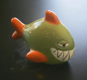 Porzellan Fisch, Deko Angeln Home Office Schlafzimmer Bad - Bild 1 von 3