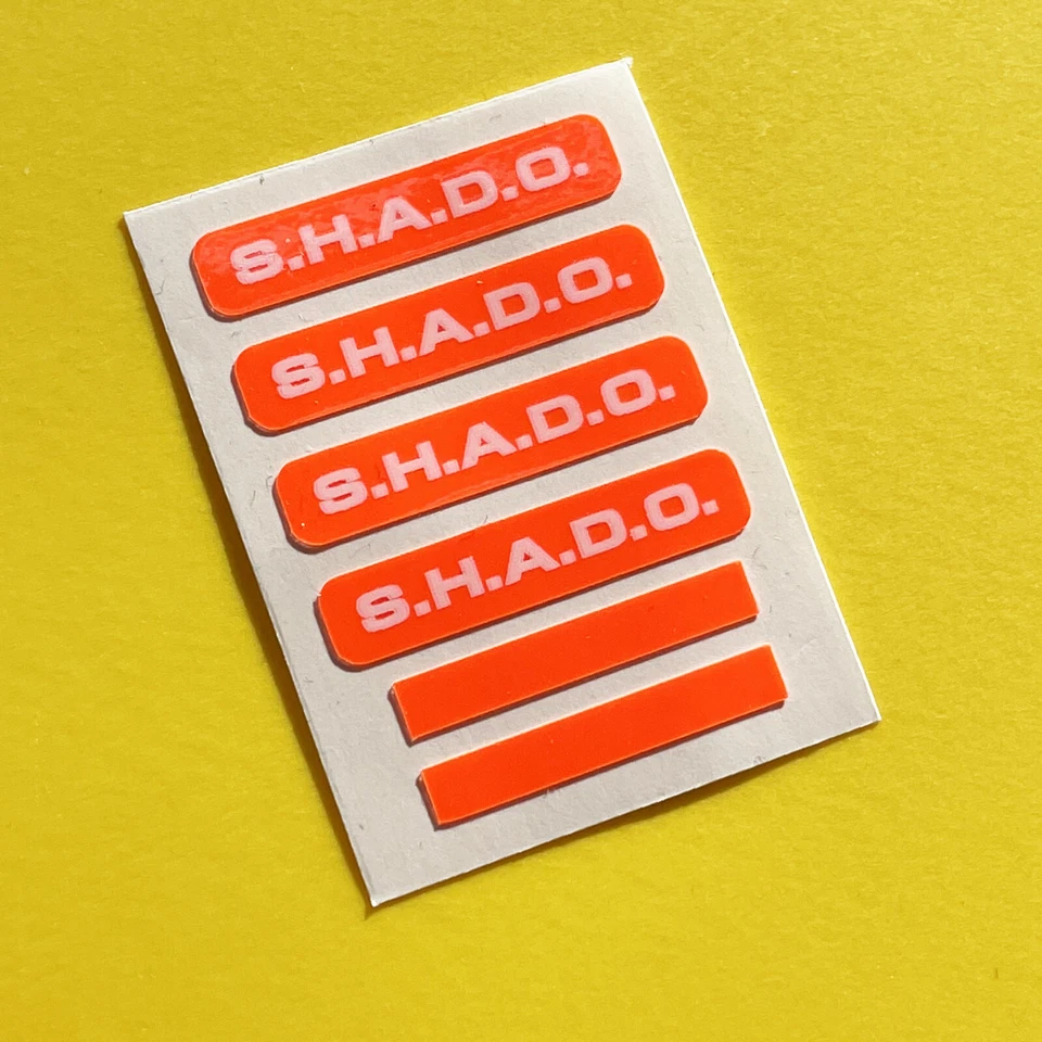 DINKY No. 351 U.F.O INTERCEPTOR sticker decal reproductions - Image 1 of 1