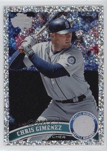 2011 Topps Update Platinum Diamond Anniversary Chris Gimenez #US222
