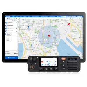 4G Inrico TM-7 Plus Car Mobile Radio Walkie Talkie Android GPS ZELLO Dual SIM - Zdjęcie 1 z 12