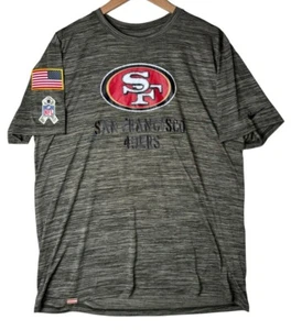 Men's Nike Tee Dri-Fit NFL San Francisco 49ers Salute To Service Shirt Green XL - Picture 1 of 10