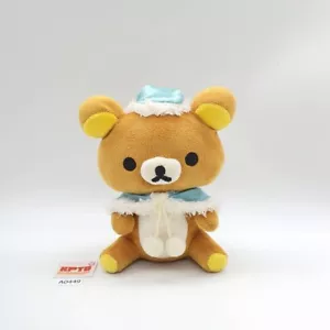 Rilakkuma Winter A449 Rilakkuma San-X+Green Camel Plush 7" Toy Doll Japan - Picture 1 of 15