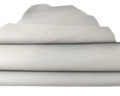 Cuero canguro real gris claro grano completo piel entera, suministros artesanales hágalo usted mismo Foto 1 de 4