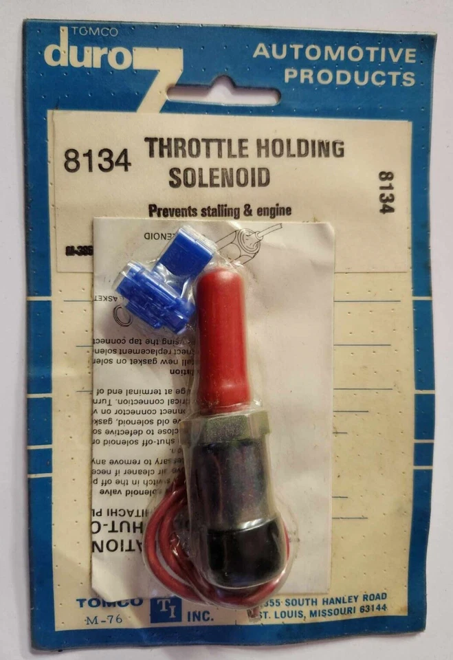 Idle Shut Off Solenoid  for  1973-83 Chevy Luv Datsun Ford Courier Honda Mazda - Image 1 of 1