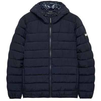 Weekend Offender La Guardia Padded Jacket Navy. Sale - Image 1 of 4