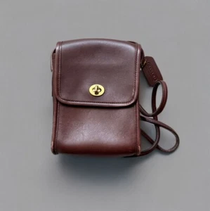 Vintage Coach Brown Scooter 9893 Crossbody Handbag Costa Rica - Picture 1 of 13