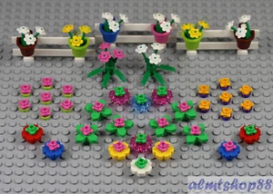 LEGO - Flowers Plants Fence - PICK YOUR COMBO - Garden House Farm Stem City Lot - Picture 1 of 11