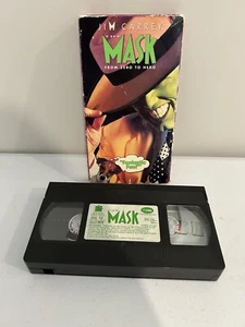 The Mask VHS 1995 Jim Carrey Cameron Diaz Original W/ Turner Home Entertainment - Picture 1 of 7