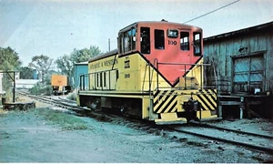 Atlantic & Western GE 70 Power Locomotive Behind Shortline's HQ Vtg Mag Excerpt - Picture 1 of 1