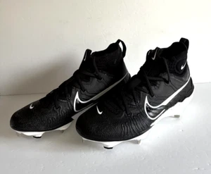 Scarpe da baseball Nike Alpha Huarache NXT uomo DJ6517-001 nero bianco metallo taglia 11 - Foto 1 di 11
