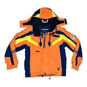 Spyder XT US Ski Team Orange Thinsulate Weatherproof Jacket Kids (Womens) - Picture 1 of 8
