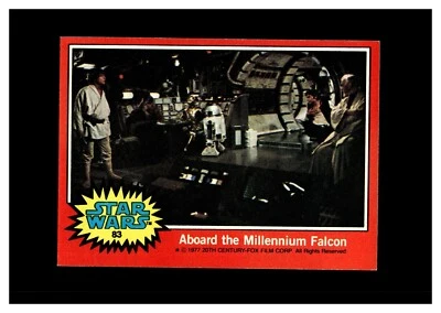 1977 Topps Star Wars #83 Aboard the Millennium Falcon - Image 1 of 2