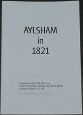 AYLSHAM HISTORY 1821 Census Returns Town Population Records Norfolk River Bure