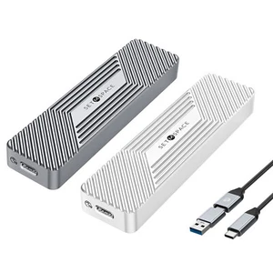 10 Gbps M.2 NVMe SSD Enclosure USB 3.2 Gen 2 to NVMe PCI-E M.2 SSD External Case - Picture 1 of 11