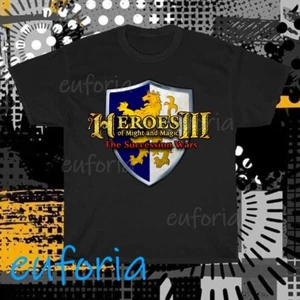 Heroes Of Might And Magic Logo T-Shirt Funny Size S to 5XL - Picture 1 of 4