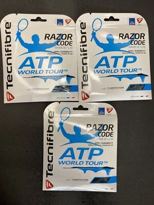 Cuerda de tenis Tecnifibre ATP Razor Code 1,30 mm/16 G (carbono) Foto 1 de 4