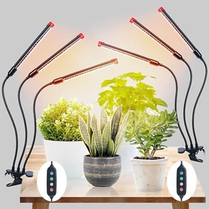 2er Pack Clip Grow Lights für Samen beginnend mit Timer, Vollspektrum hellste - Bild 1 von 7