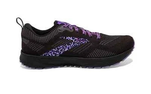 Zapatos para correr Brooks Revel 5 negros/púrpura/ébano EE. UU. Mujeres 11,5 - Imagen 1 de 6